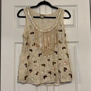 Lucky Brand embellished tank top